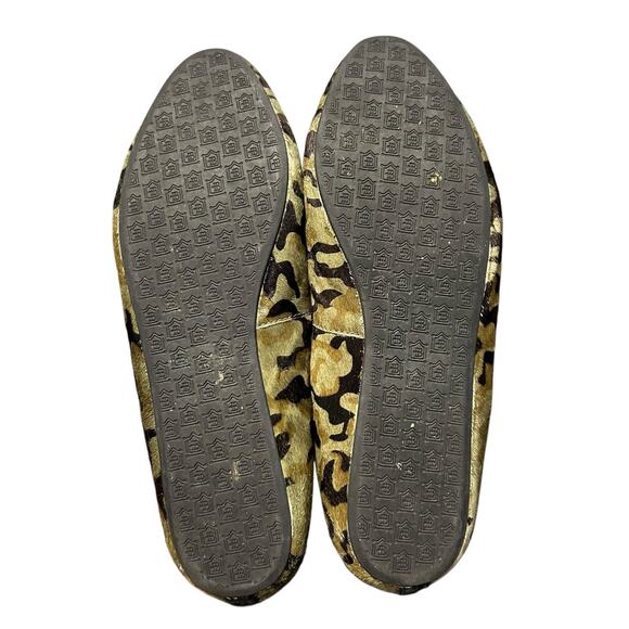 Birdies The Blackbird Green Camo Calf Hair Leather Slip On Flats Womens 8.5 - Picture 5 of 7